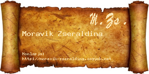 Moravik Zseraldina névjegykártya